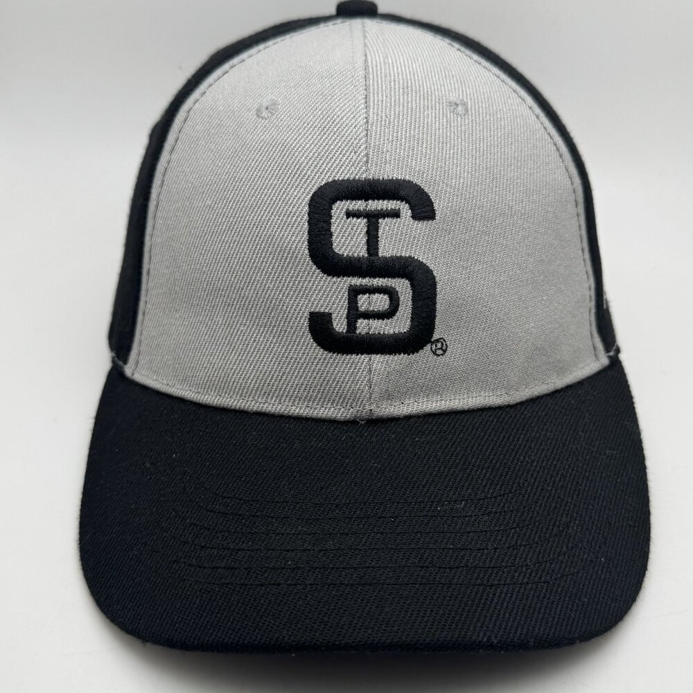 St. Paul Saints CHS Field Baseball Cap Hat Men's Gray Black Embroidered